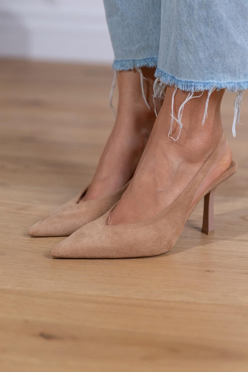 IRIS™ | Décolleté Slingback Nudo