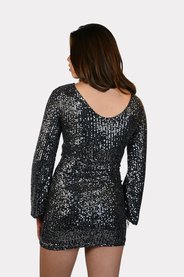 Shine dress - zilver