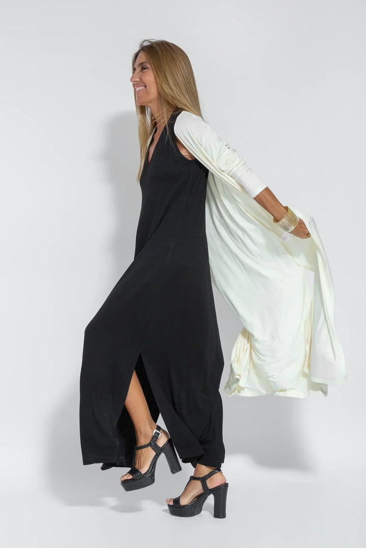 LUNA | Jurkset met Cardigan Slankt Silhouet en Tijdloze Elegantie