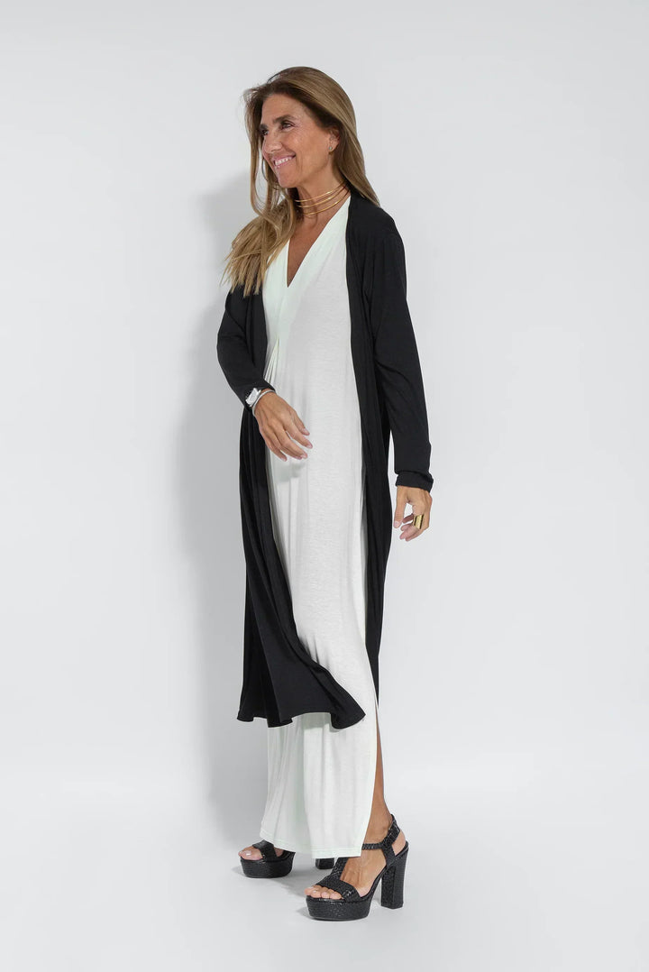 LUNA | Jurkset met Cardigan Slankt Silhouet en Tijdloze Elegantie