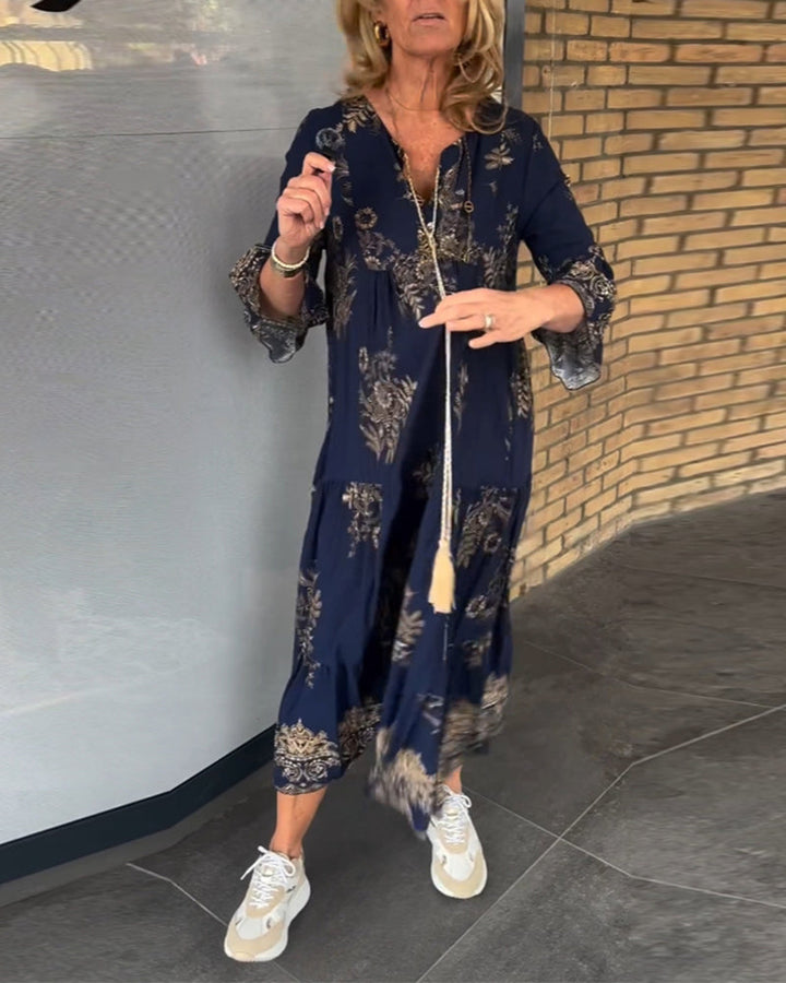 FAY | Vintage Jurk voor Dagelijkse Elegantie en Moeiteloze Stijl