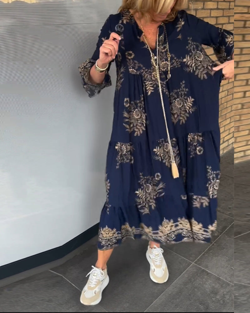 FAY | Vintage Jurk voor Dagelijkse Elegantie en Moeiteloze Stijl