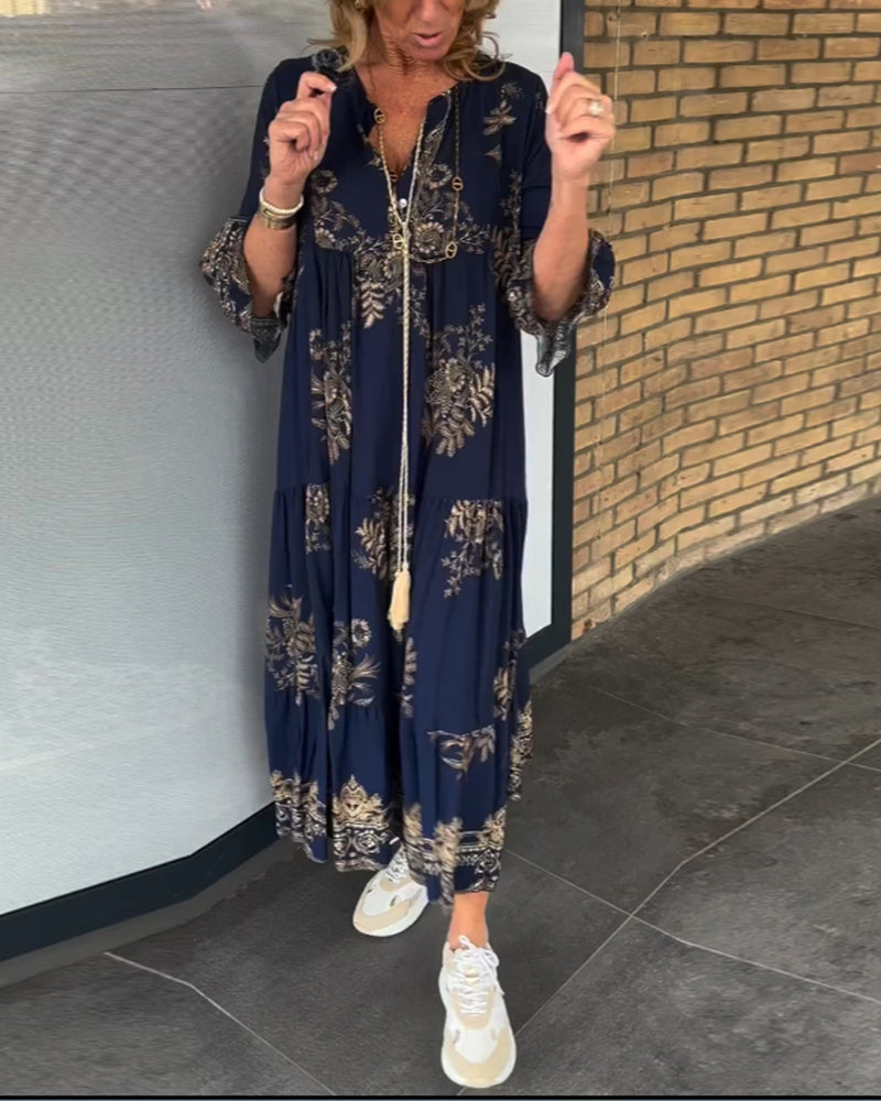 FAY | Vintage Jurk voor Dagelijkse Elegantie en Moeiteloze Stijl