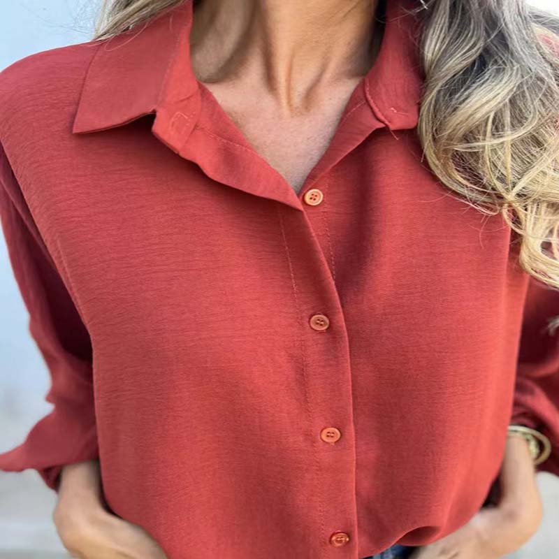 LARA | Elegante Blouse met Verfijnde Lanternmouwen