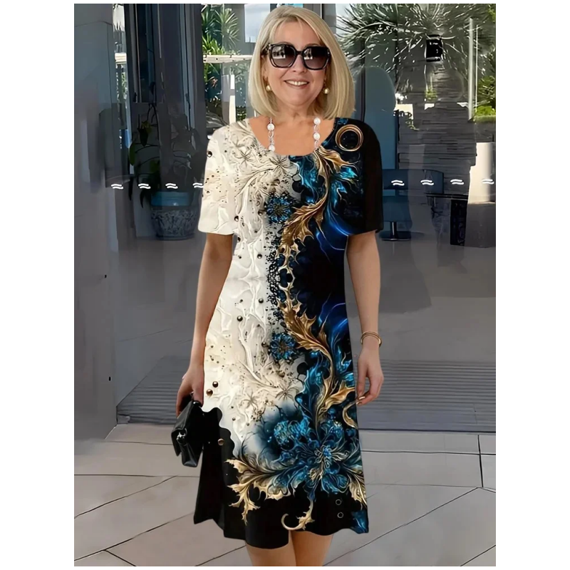Viviana - Printed Relaxed Dress