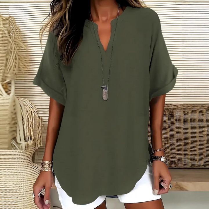 Daniela | Top leggero con scollo a V