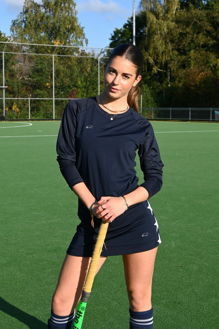 Starry sports skirt - navy