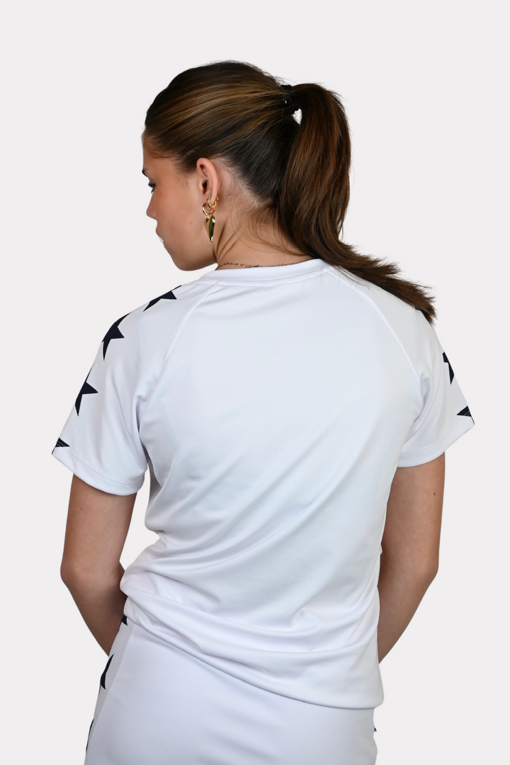 Starry sports shirt - wit/navy