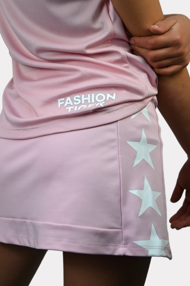 Starry sports skirt - roze