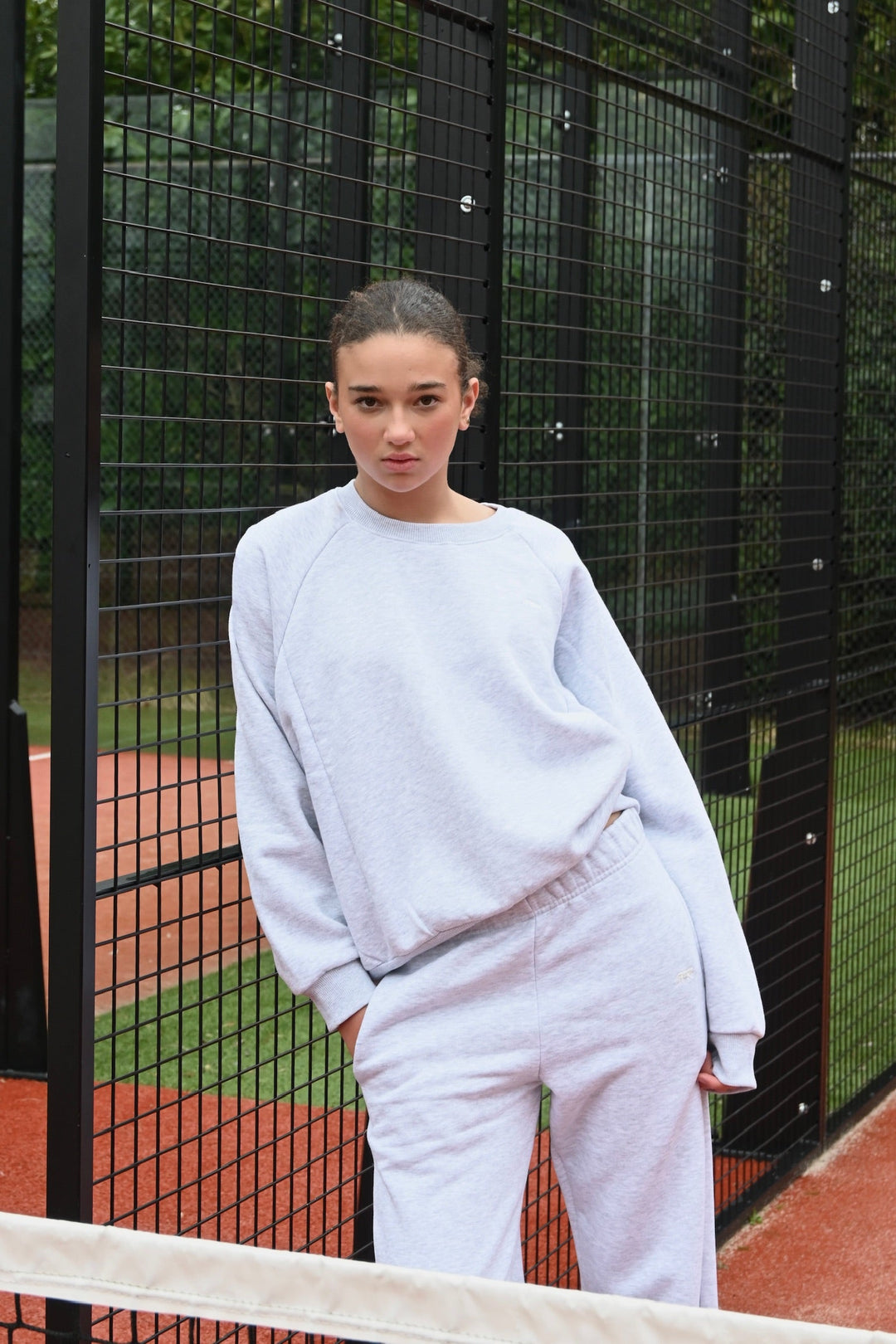 Tiger jogger sweater - grijs