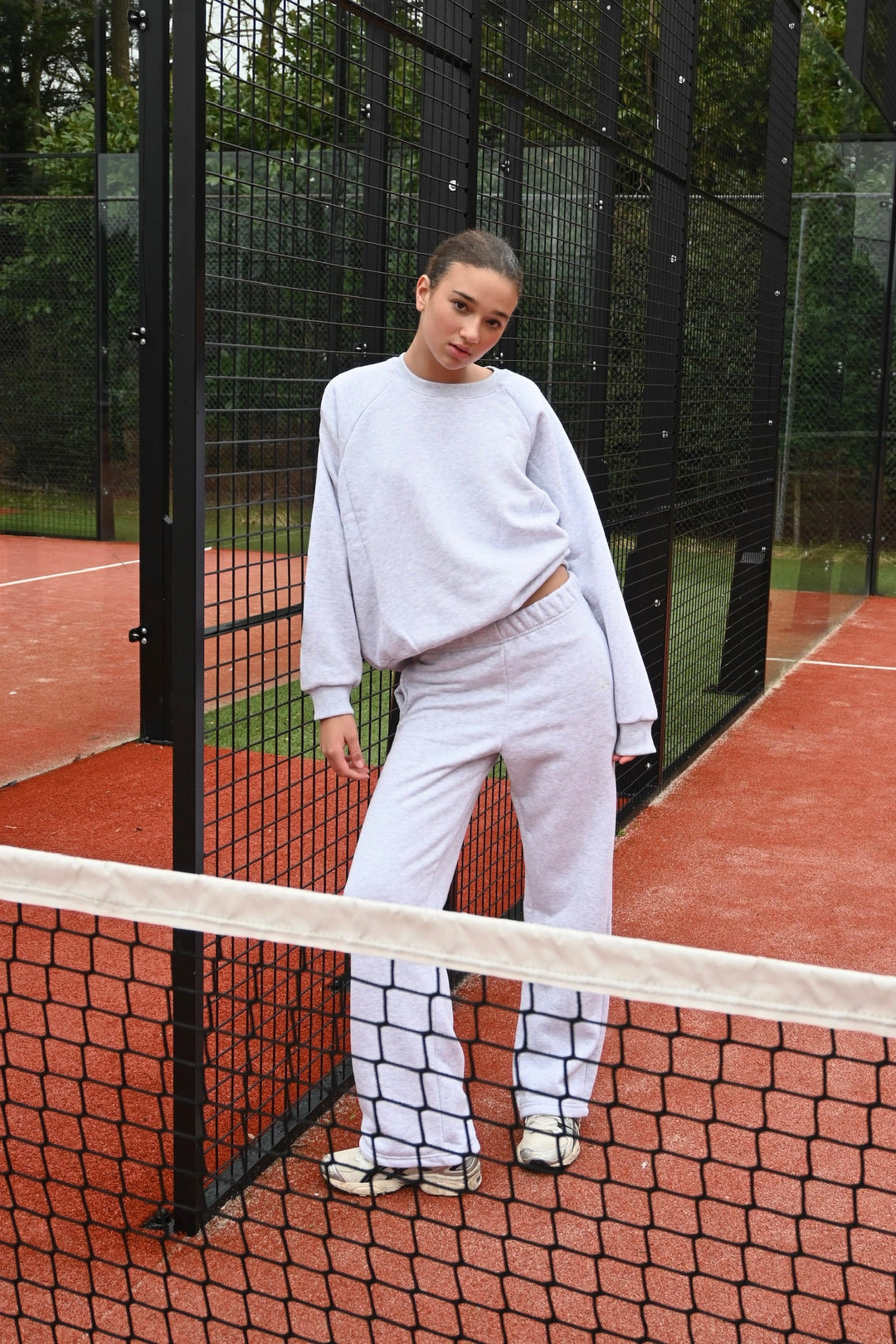 Tiger jogger sweater - grijs