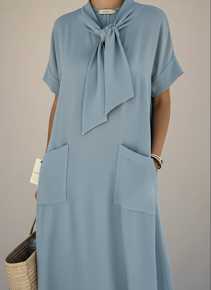 OLIVIA™ | Elegante Jurk met Zakken en Comfortabele Zomerstijl