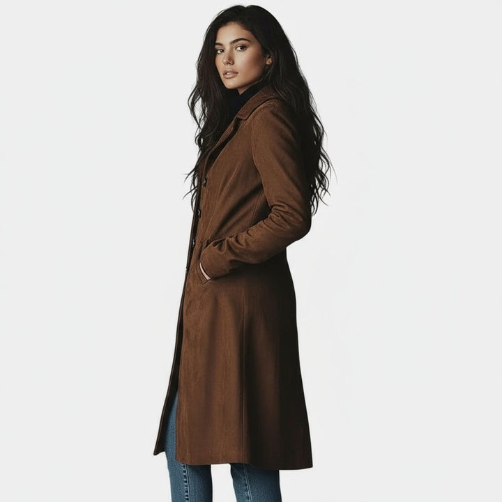 MERAL™ | Lange Jas met Tijdloze Elegantie en Comfort voor Dag en Stad