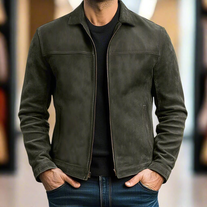 SLATE| Premium Leren Jas - Tijdloos Stijl en Comfort