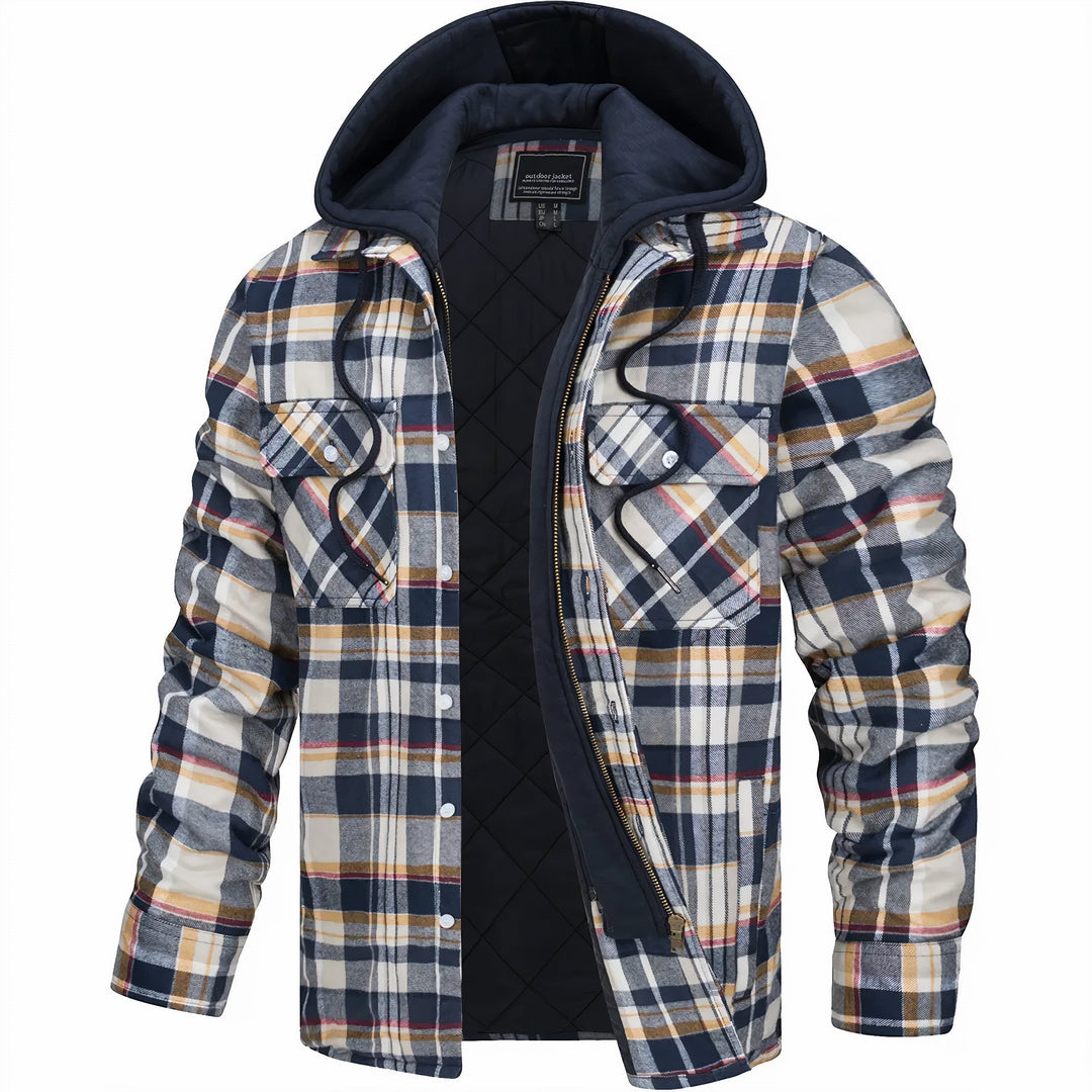 VICTOR | Ruitjack voor Mannen met Warmte en Stijl voor Herfst en Winterdagen