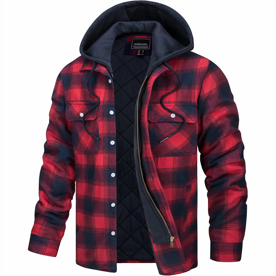 VICTOR | Ruitjack voor Mannen met Warmte en Stijl voor Herfst en Winterdagen