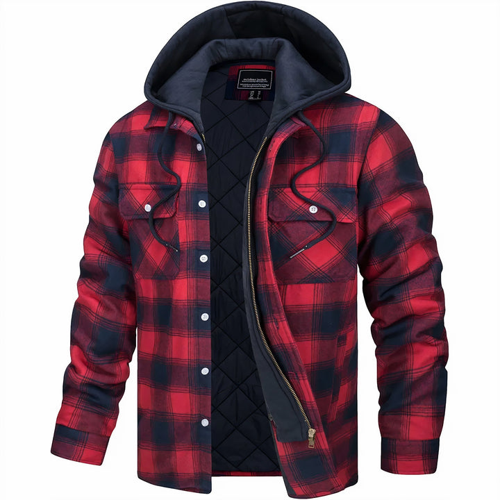 VICTOR | Ruitjack voor Mannen met Warmte en Stijl voor Herfst en Winterdagen