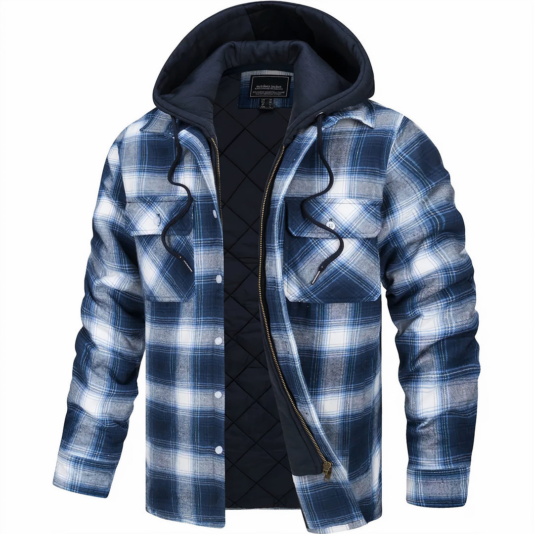 VICTOR | Ruitjack voor Mannen met Warmte en Stijl voor Herfst en Winterdagen