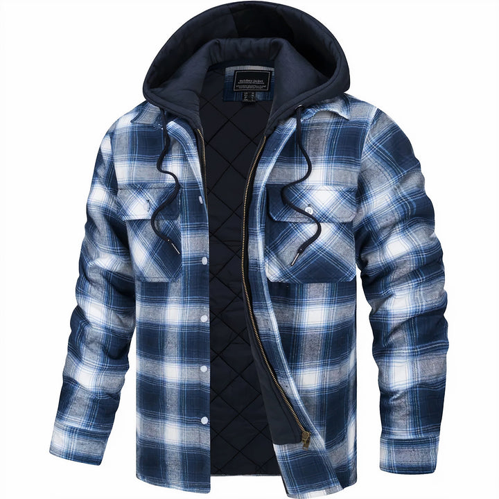 VICTOR | Ruitjack voor Mannen met Warmte en Stijl voor Herfst en Winterdagen