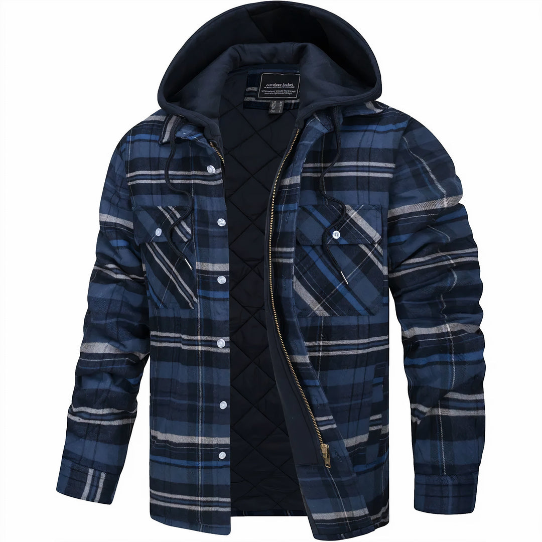 VICTOR | Ruitjack voor Mannen met Warmte en Stijl voor Herfst en Winterdagen