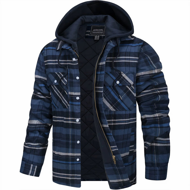 VICTOR | Ruitjack voor Mannen met Warmte en Stijl voor Herfst en Winterdagen