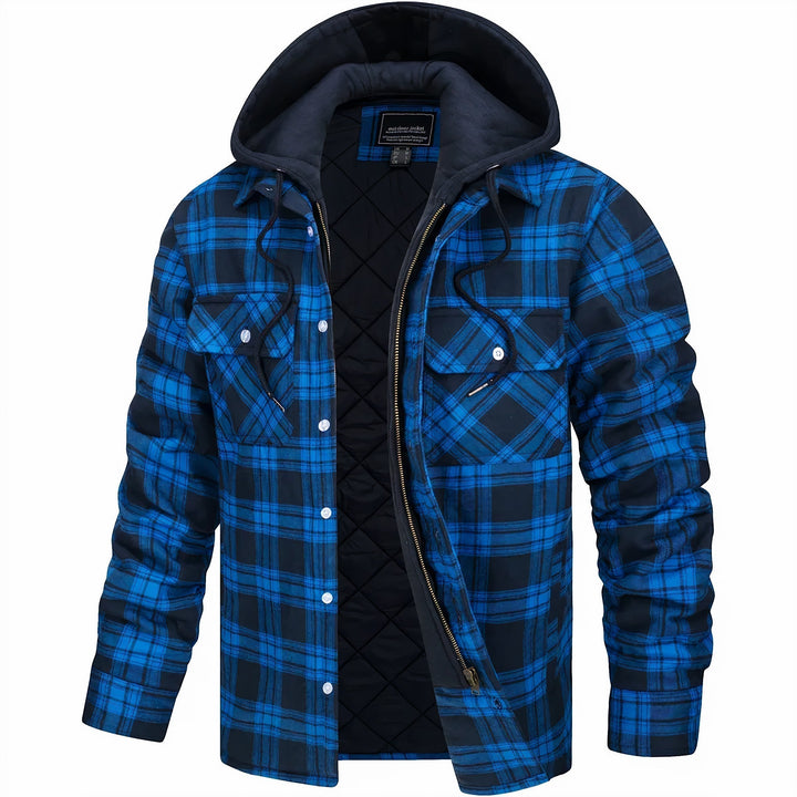 VICTOR | Ruitjack voor Mannen met Warmte en Stijl voor Herfst en Winterdagen