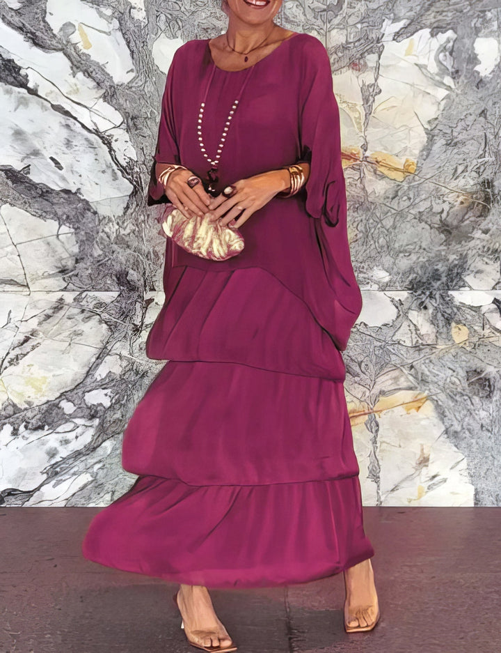 NORA | Elegante Maxi Jurk Comfortabel voor Alle Gelegenheden