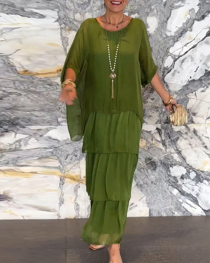 NORA | Elegante Maxi Jurk Comfortabel voor Alle Gelegenheden