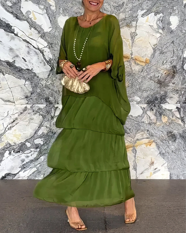 NORA | Elegante Maxi Jurk Comfortabel voor Alle Gelegenheden