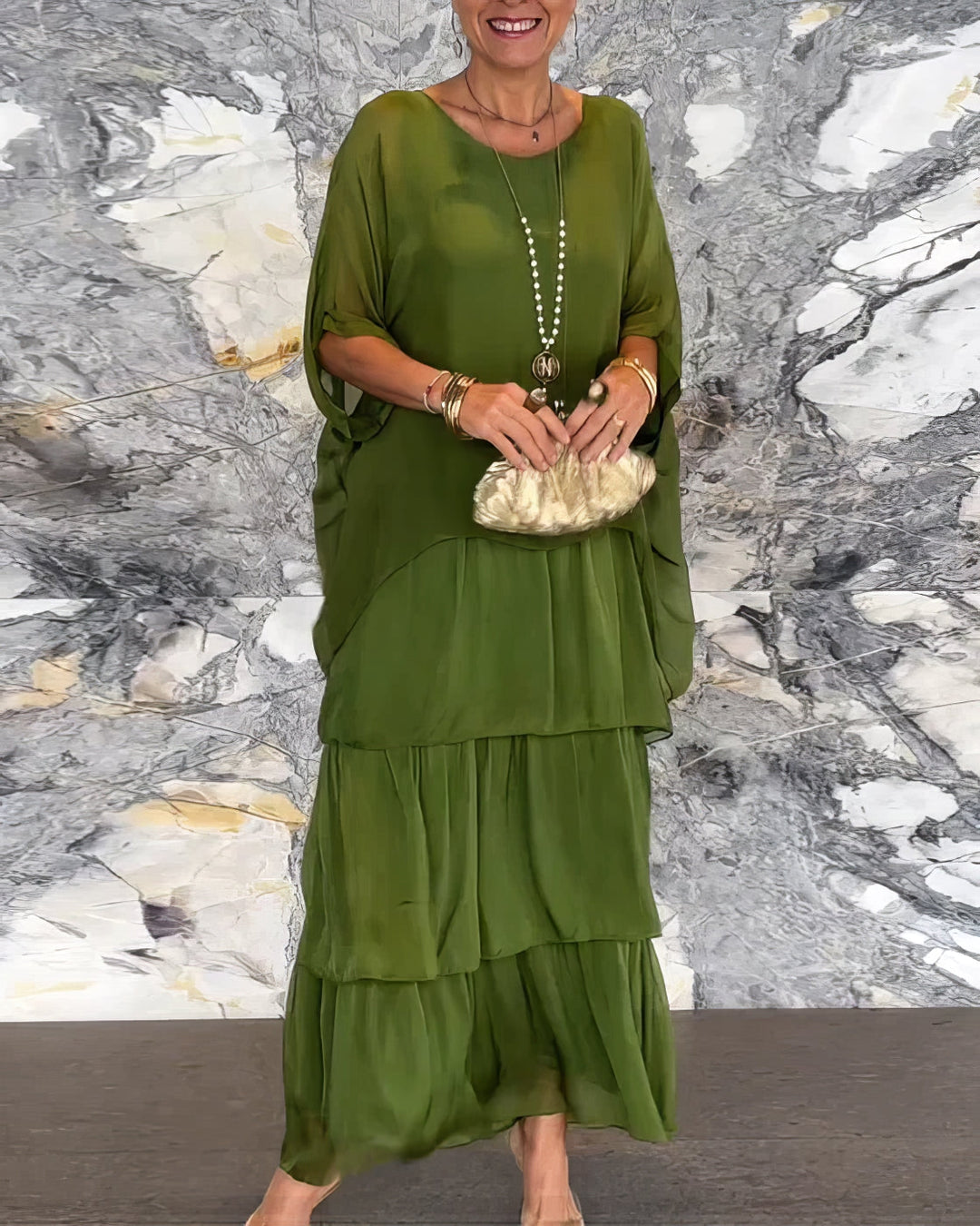 NORA | Elegante Maxi Jurk Comfortabel voor Alle Gelegenheden
