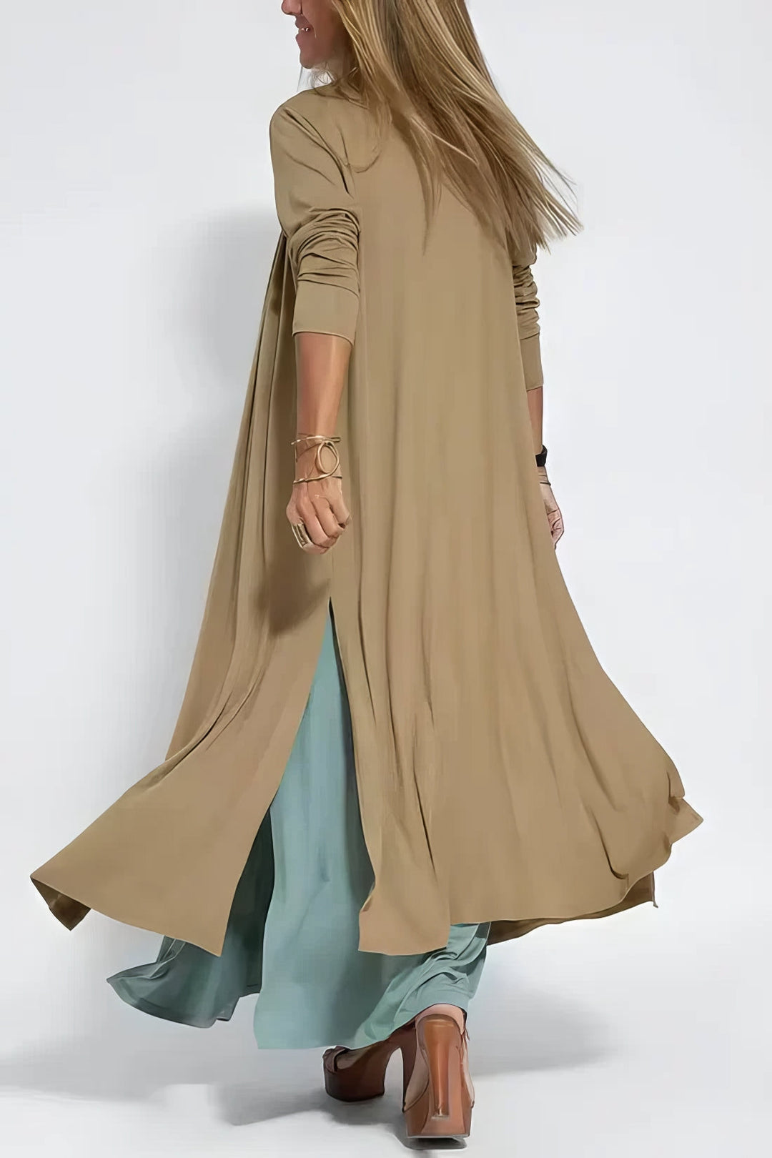 ILSE | Elegante Lange Jurk met Bijpassende Cardigan Gratis