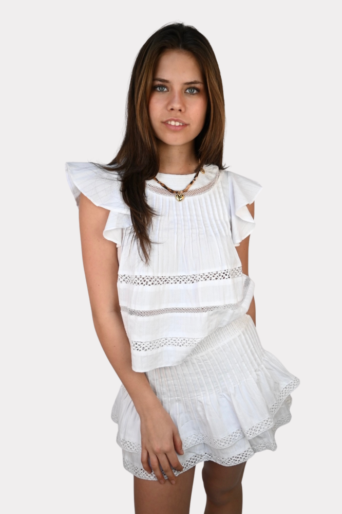 Zala skort - wit