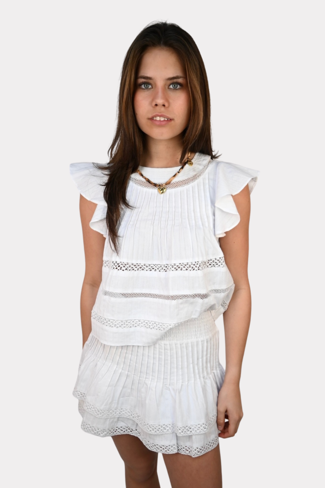 Zala skort - wit